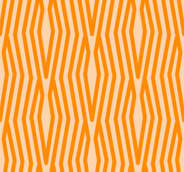 Abstract patroon Oranje rolgordijn tienerkamer - TenStickers
