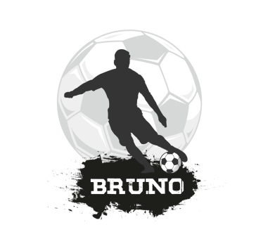 Aanpasbare voetbalbal voetbal rolgordijn - TenStickers