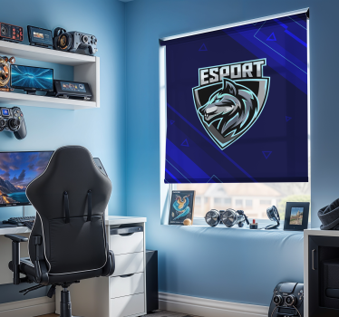 E-sport ontwerp rolgordijn - TenStickers