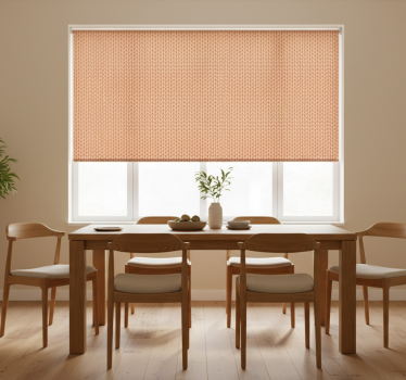 Eetkamer rolgordijn beige textiel - TenStickers