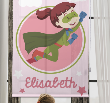 Heroïsche kindervlucht superhelden raambekleding - TenStickers