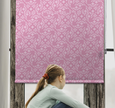 Klassieke rolgordijnen Roze sier - TenStickers