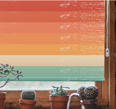 Kleurverlooplagen rolgordijn textuur en patroon - TenStickers
