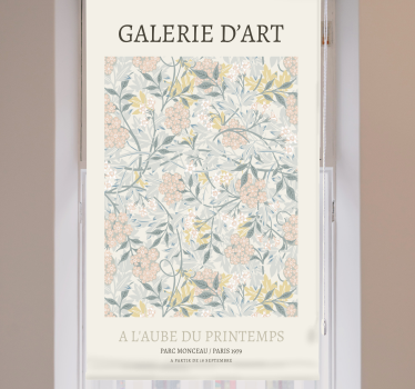 Kunst rolgordijnën Galerie d'art poster - TenStickers