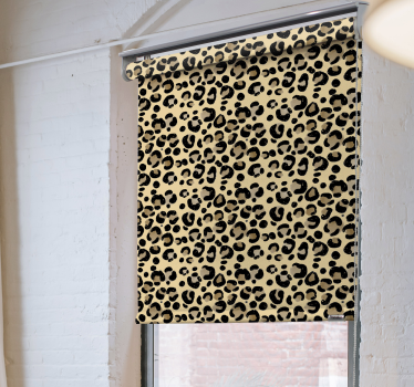 Luipaardprintpatroon rolgordijn meer dieren - TenStickers