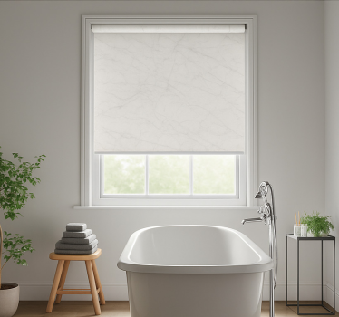 Marmeren stijl raambekleding badkamer - TenStickers