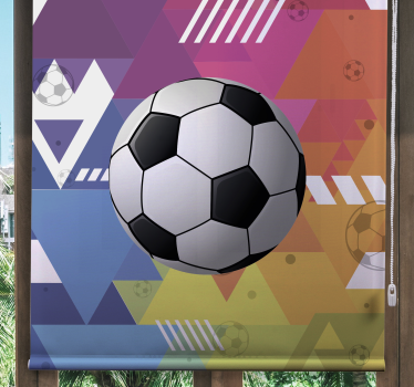 Meer sport rolgordijnen Veelkleurige geometrische ballen - TenStickers