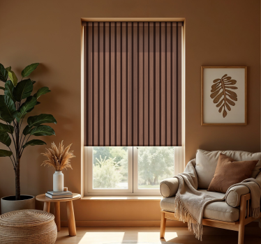 mocha mousse raambekleding woonkamer - TenStickers