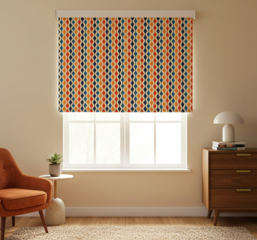 Raambekleding slaapkamer 70s golf - TenStickers