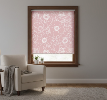 Raambekleding slaapkamer elegant roze schilderij - TenStickers