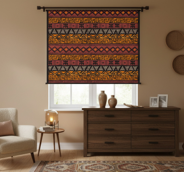 Raambekleding slaapkamer in afrikaanse stijl - TenStickers