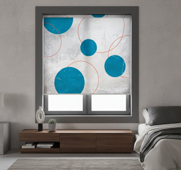 Raambekleding slaapkamer in brutalistisch design - TenStickers