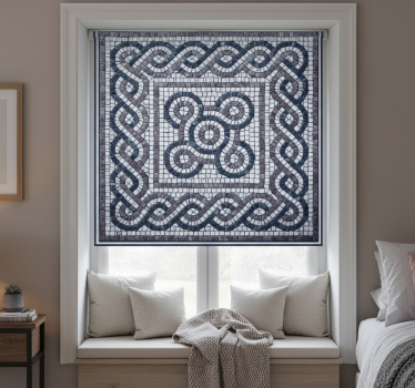 Raambekleding slaapkamer kiezelsteenmosaic - TenStickers