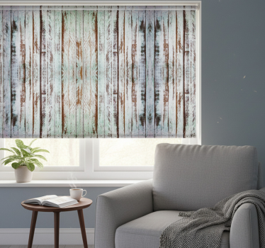Raambekleding slaapkamer stripping wood - TenStickers