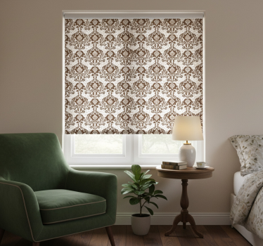 Raambekleding slaapkamer met sierbloemen - TenStickers