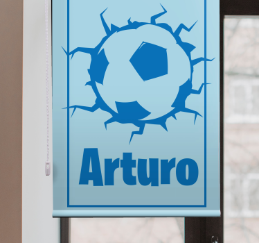 Raambekleding sport op maat voetbalontwerp - TenStickers