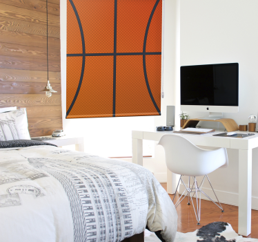 Basketbal patroon rolgordijn - TenStickers