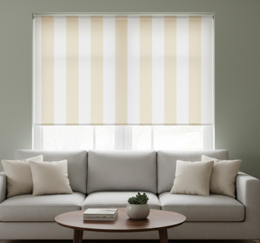 Rolgordijn beige beige kleur - TenStickers