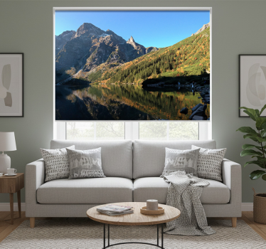 Rolgordijn groen morskie oko in de lente - TenStickers