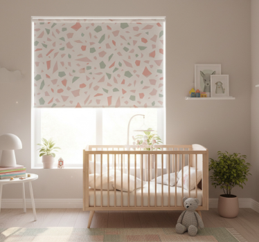Rolgordijn kinderkamer kids nordic terrazo - TenStickers