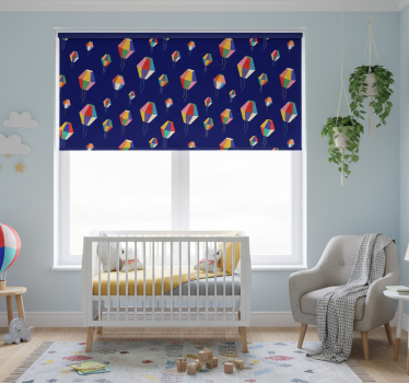 Rolgordijn kinderkamer luchtballonnen - TenStickers