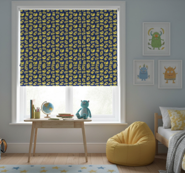 Rolgordijn kinderkamer spookachtige plezier - TenStickers