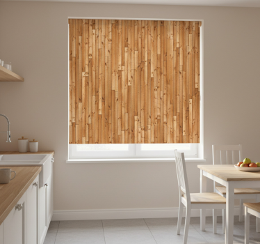 Rolgordijn textuur en patroon vintage verticale den planken - TenStickers