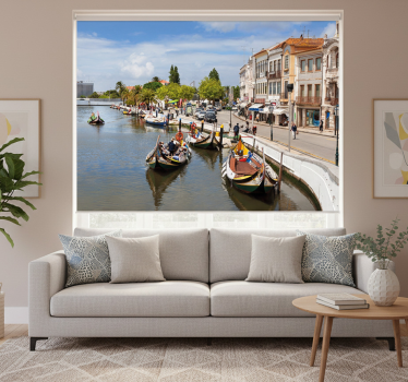 Rolgordijn woonkamer aveiro moliçeiro - TenStickers
