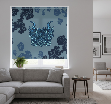 Rolgordijn woonkamer mythical dragon - TenStickers