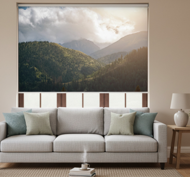 Rolgordijn woonkamer tatra nationaal park - TenStickers