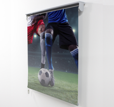 Rolgordijnen voetbal Bal in het stadion - TenStickers