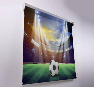 Rolgordijnen voetbal Voetbalstadion - TenStickers