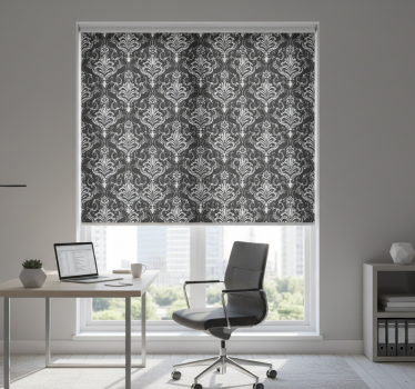 Thuis kantoor raambekleding barok botanisch motief - TenStickers