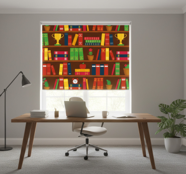 Thuis kantoor raambekleding voor thuisbibliotheek - TenStickers