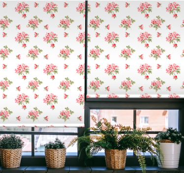 Vintage elegante opstelling rolgordijn woonkamer - TenStickers