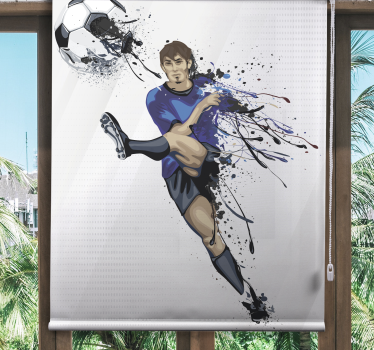 Actie trap raambekleding sport - TenStickers