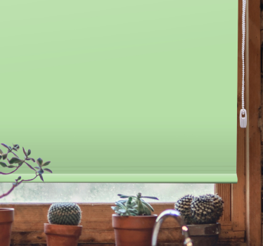Zachte groene tint rolgordijn groen - TenStickers