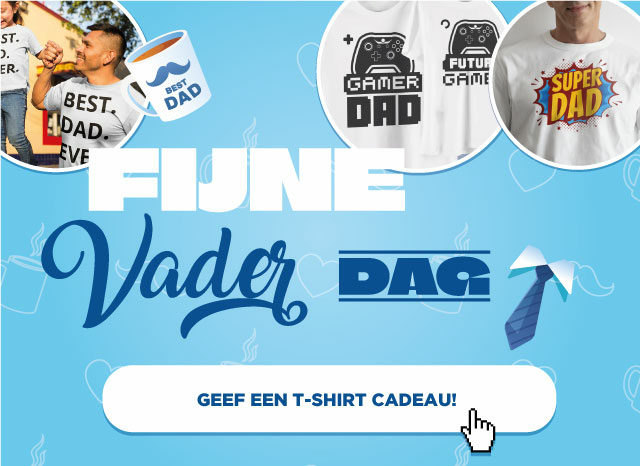 Verras je vader op zijn dag met