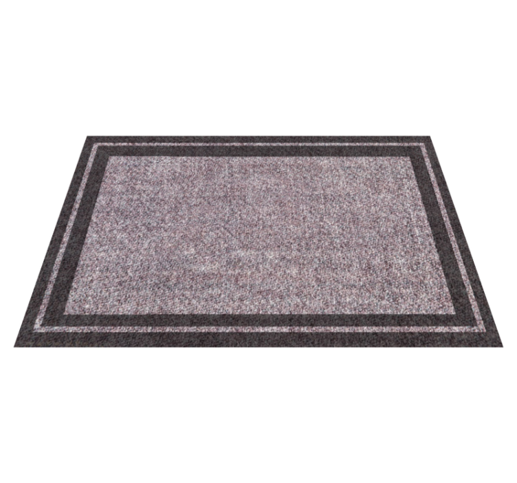 Grijs getextureerd placemat - TenStickers