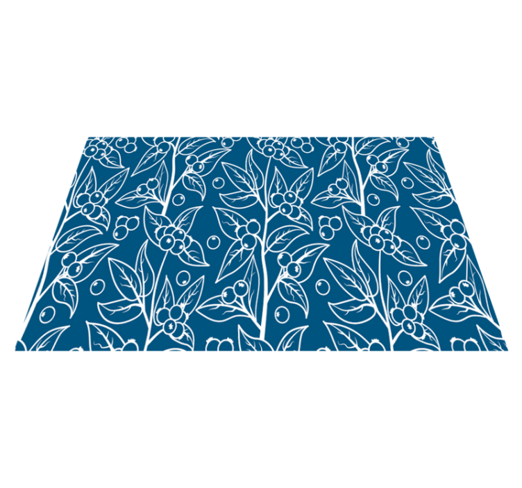 Delicaat bloemenpatroon placemat - TenStickers