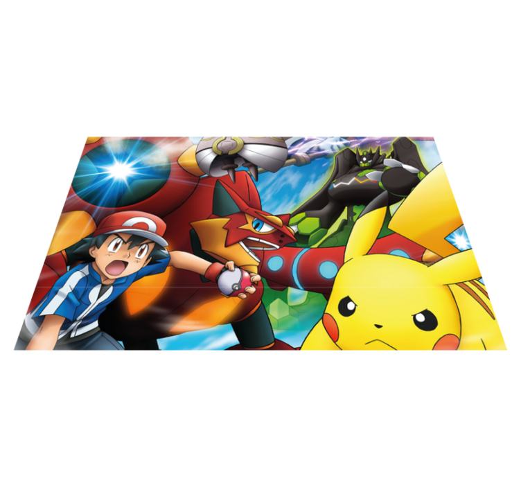 Placemat voor huis Pokemon karakters - TenStickers