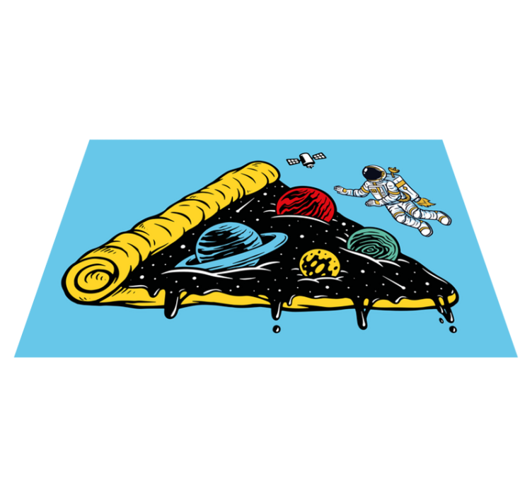 Ruimte thema plak originele placemat - TenStickers