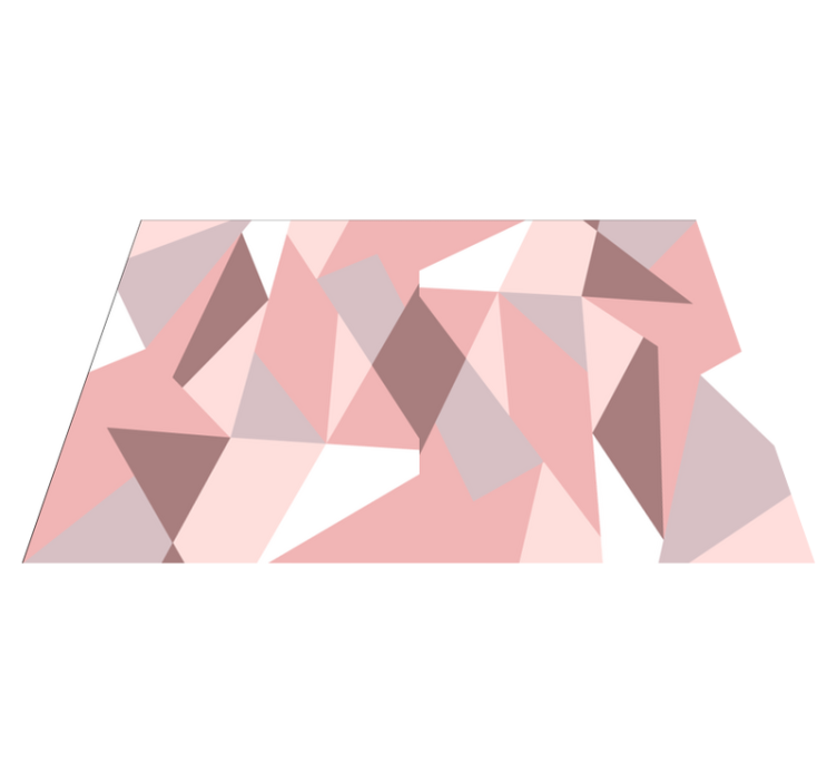 Geometrische vormen achtergrond moderne placemat - TenStickers