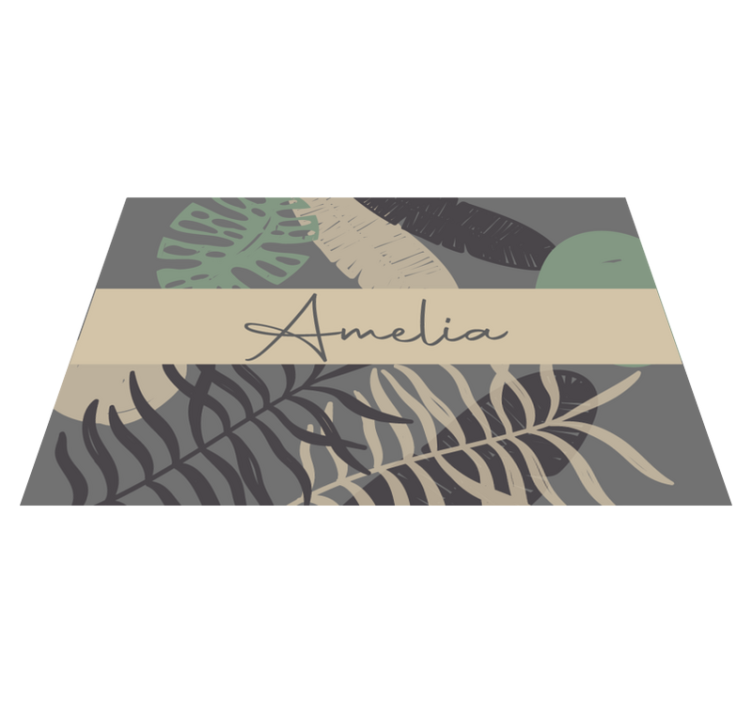 Placemat boho jungle style - TenStickers