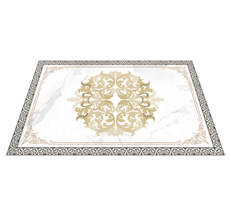 Barok wit marmer elegante placemats - TenStickers