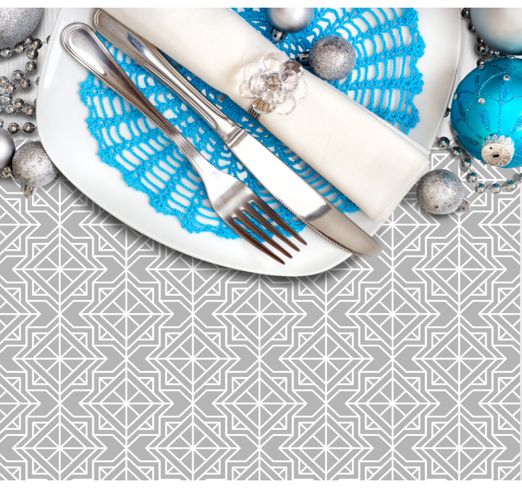 Kerstmis placemat elegante tafelaankleding - TenStickers
