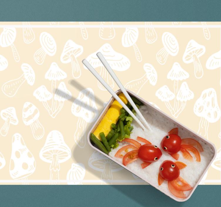 Kinder placemat schattige krab eten - TenStickers