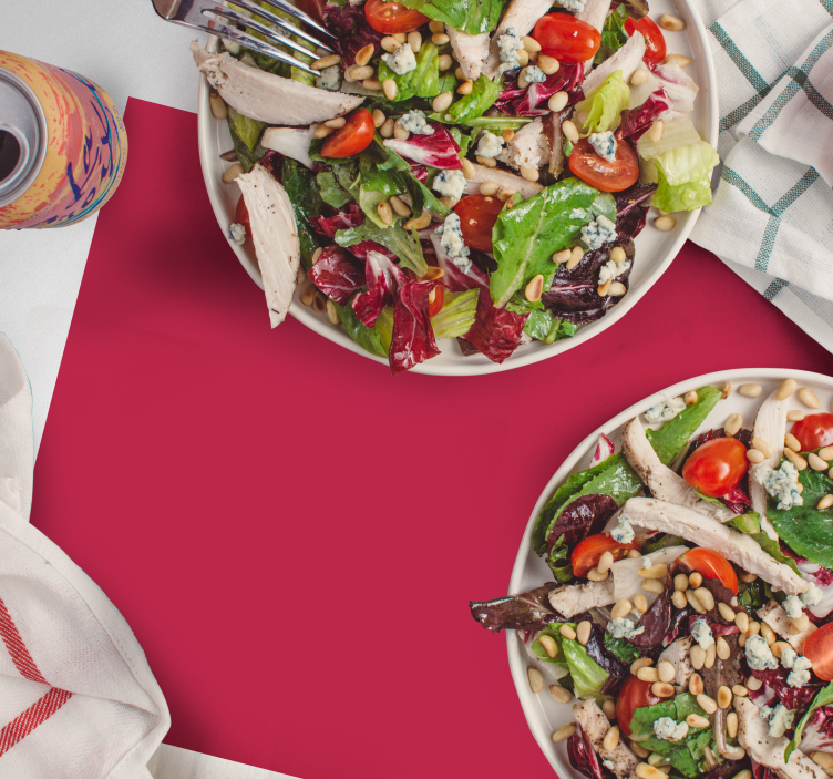 Leven Magenta kleuren placemat - TenStickers