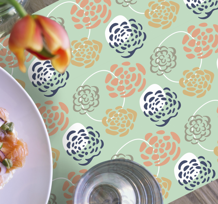 Originele placemat botanische print kunst - TenStickers