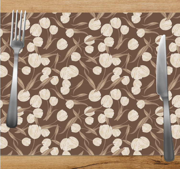Originele placemat botanische print tafelkleed - TenStickers